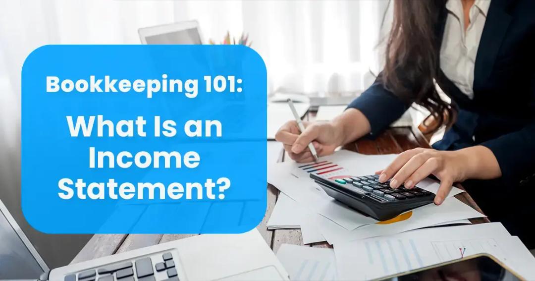 What is an income statement? Business owner working on creasing an income statement.